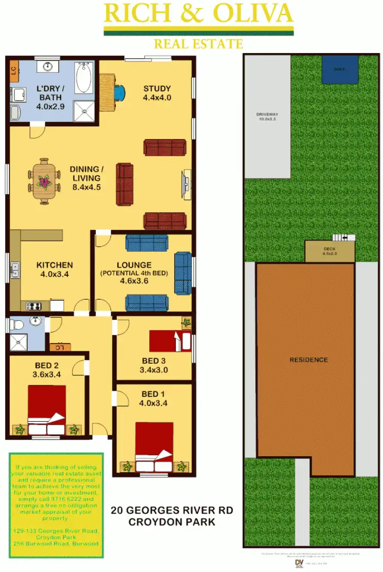 Floorplan of Homely house listing, 20 Georges River Road, Croydon Park NSW 2133