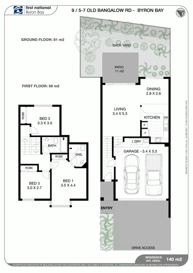 Floorplan of Homely apartment listing, 9/5-7 Old Bangalow Road, Byron Bay NSW 2481