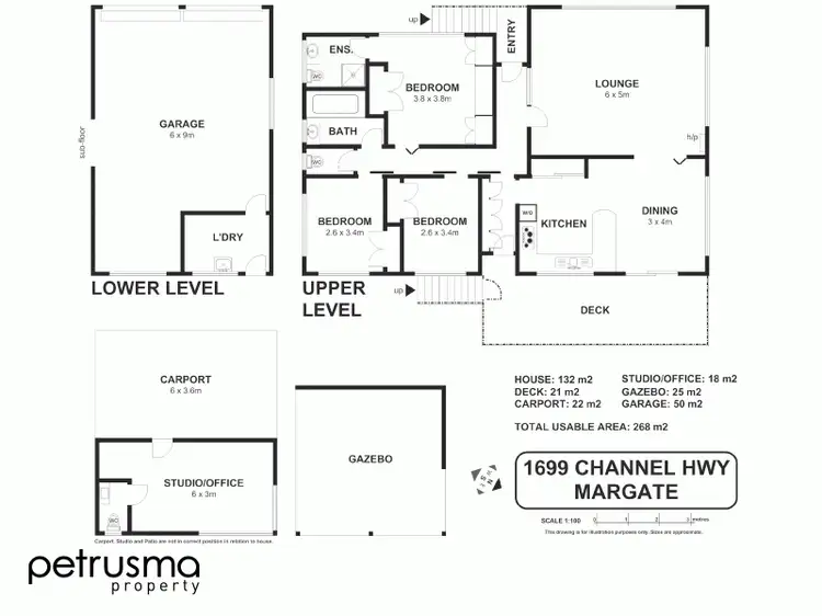Floorplan of Homely house listing, 1699 Channel Highway, Margate TAS 7054