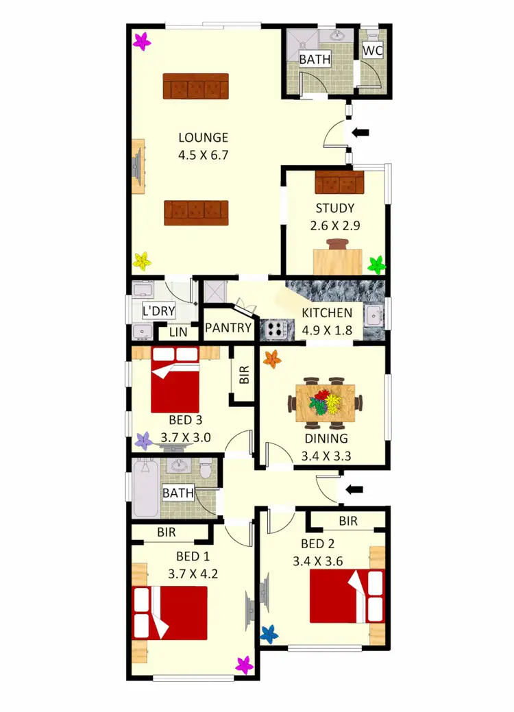 Floorplan of Homely house listing, 4 Broad Street, Croydon Park NSW 2133