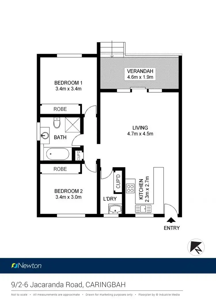 Floorplan of Homely villa listing, 9/2-6 Jacaranda Rd, Caringbah NSW 2229
