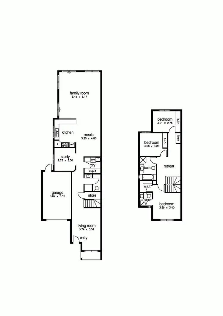 Floorplan of Homely townhouse listing, 35 Seves Street, Altona VIC 3018