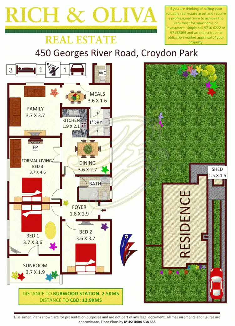 Floorplan of Homely house listing, 450 Georges River Road, Croydon Park NSW 2133