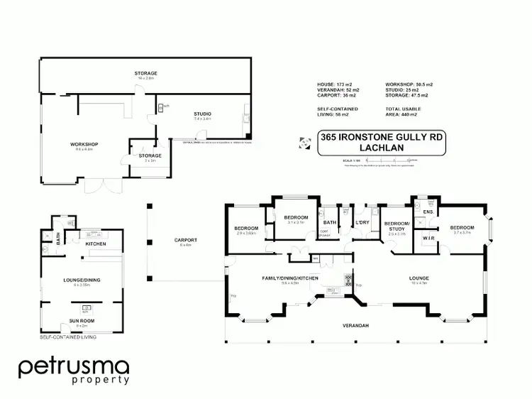 Floorplan of Homely house listing, 365 Ironstone Gully Road, Lachlan TAS 7140