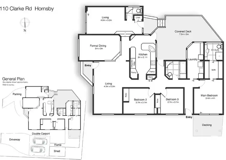 Floorplan of Homely house listing, 110 Clarke Road, Hornsby NSW 2077