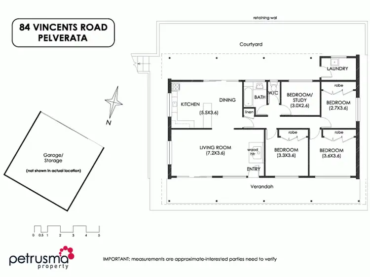 Floorplan of Homely house listing, 84 Vincents Road, Pelverata TAS 7150
