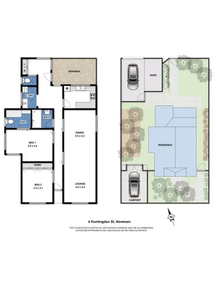Floorplan of Homely house listing, 4 Huntingdon Street, Newtown VIC 3220
