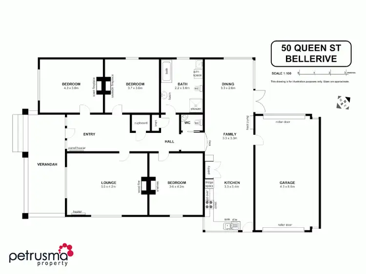 Floorplan of Homely house listing, 50 Queen Street, Bellerive TAS 7018
