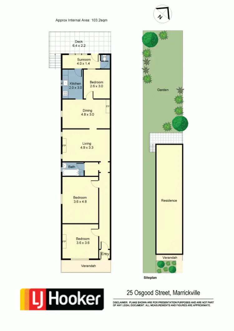 Floorplan of Homely house listing, 25 Osgood Avenue, Marrickville NSW 2204