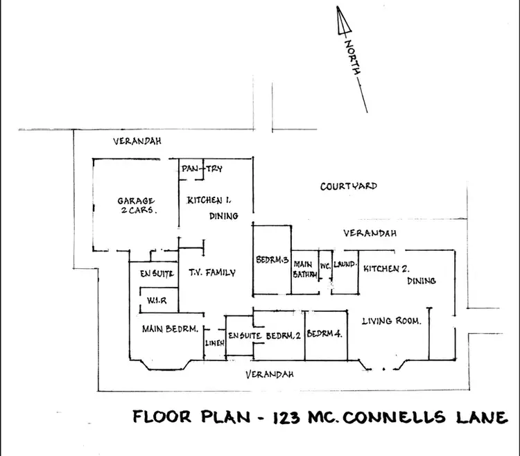 Floorplan of Homely rural property listing, 123 McConnells Lane, Porepunkah VIC 3740