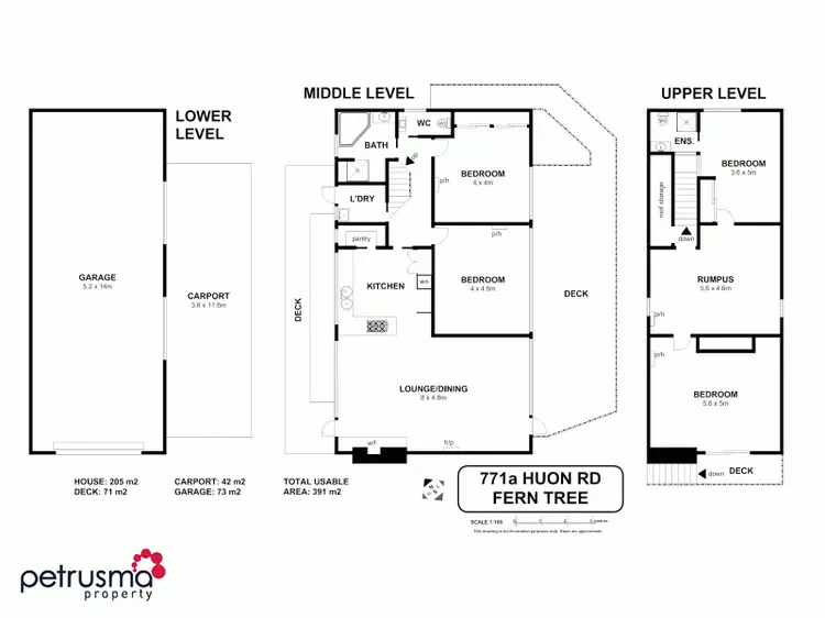 Floorplan of Homely house listing, 771A Huon Road, Fern Tree TAS 7054