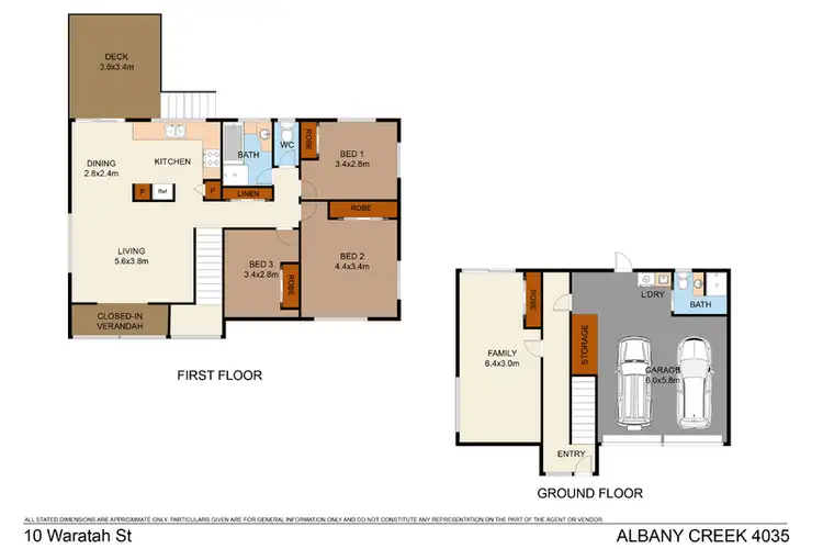 Floorplan of Homely house listing, 10 Waratah St, Albany Creek QLD 4035