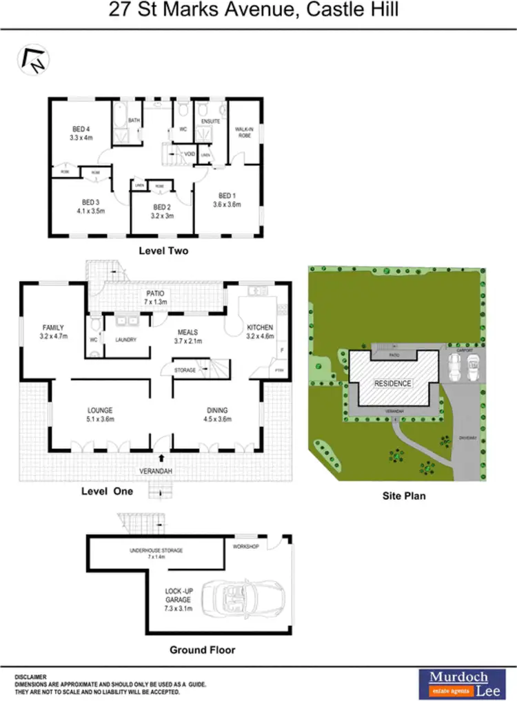 Floorplan of Homely house listing, 27 St Marks Avenue, Castle Hill NSW 2154