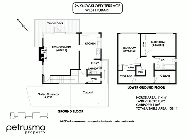 Floorplan of Homely house listing, 26 Knocklofty Terrace, West Hobart TAS 7000