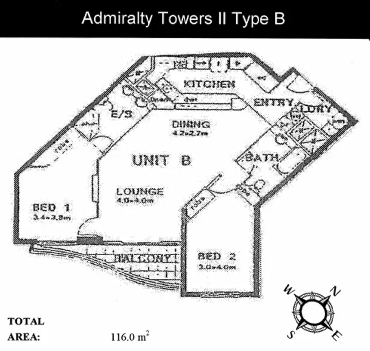 Floorplan of Homely apartment listing, 7/501 Queen Street, Brisbane City QLD 4000