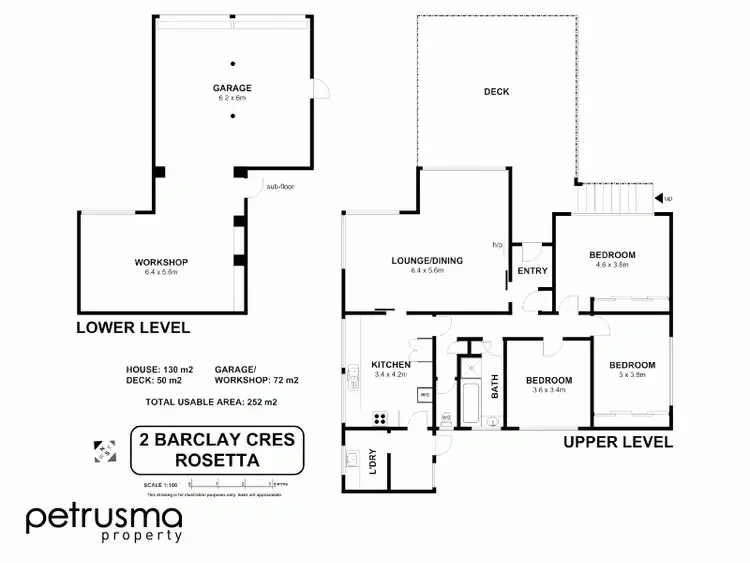 Floorplan of Homely house listing, 2 Barclay Crescent, Rosetta TAS 7010