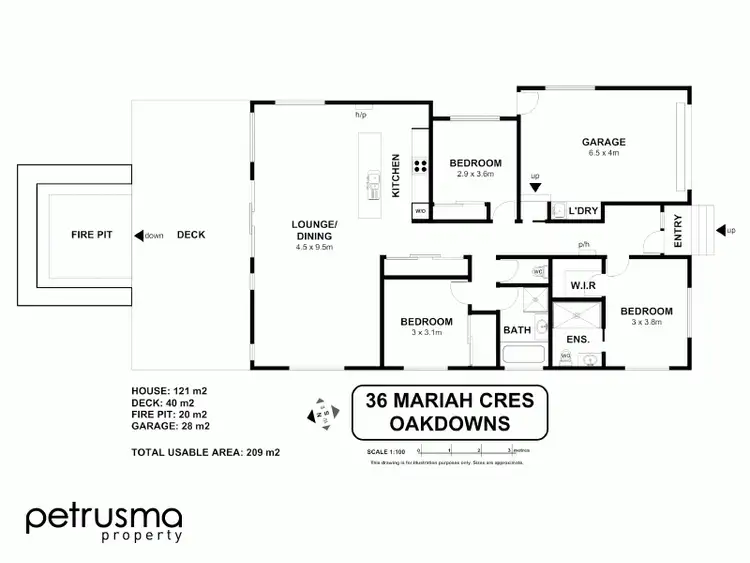 Floorplan of Homely house listing, 36 Mariah Crescent, Oakdowns TAS 7019