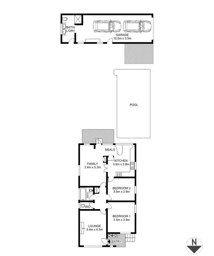 Floorplan of Homely house listing, 68 Easton Avenue, Sylvania NSW 2224