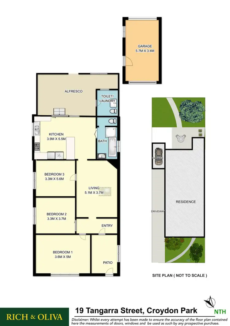 Floorplan of Homely house listing, 19 Tangarra Street, Croydon Park NSW 2133