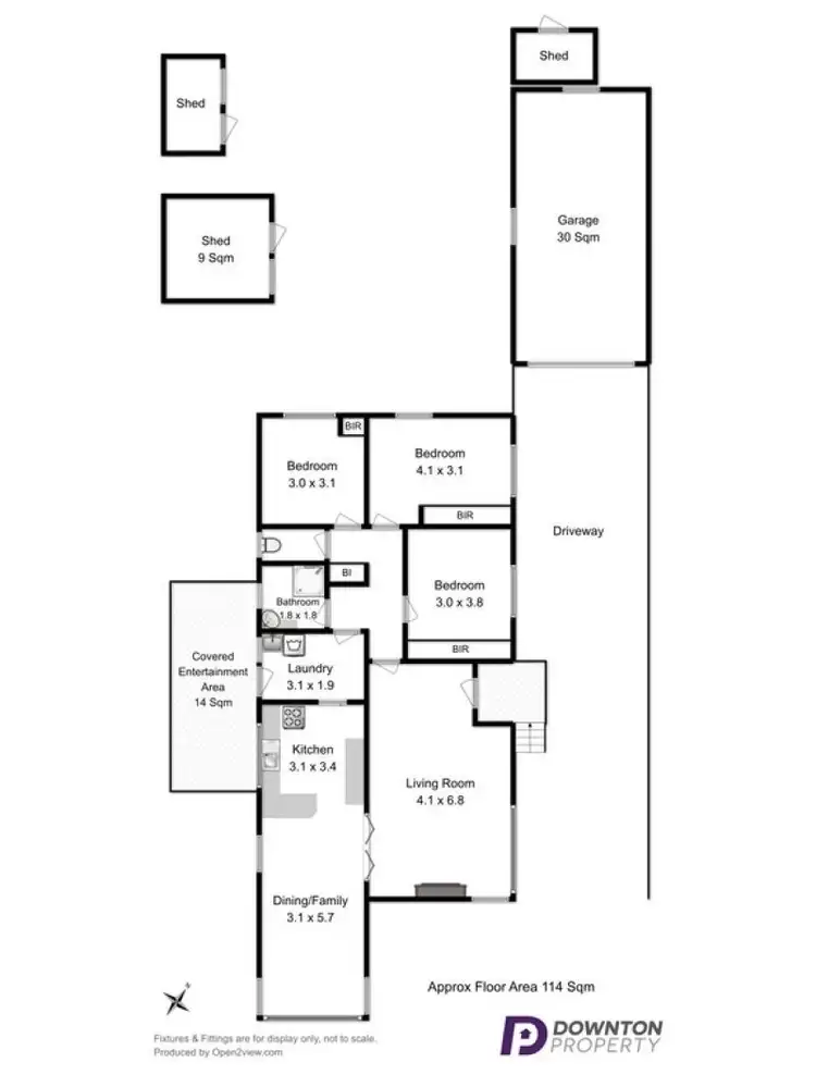 Floorplan of Homely house listing, 6 Walker Street, Rosetta TAS 7010