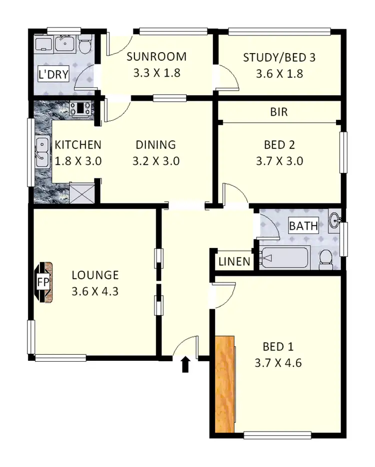 Floorplan of Homely house listing, 27 Walsh Avenue, Croydon Park NSW 2133