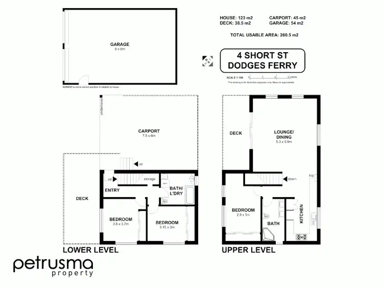 Floorplan of Homely house listing, 4 Short Street, Dodges Ferry TAS 7173