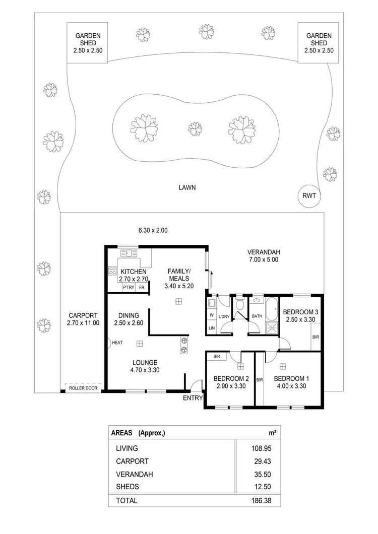 Floorplan of Homely house listing, Address available on request