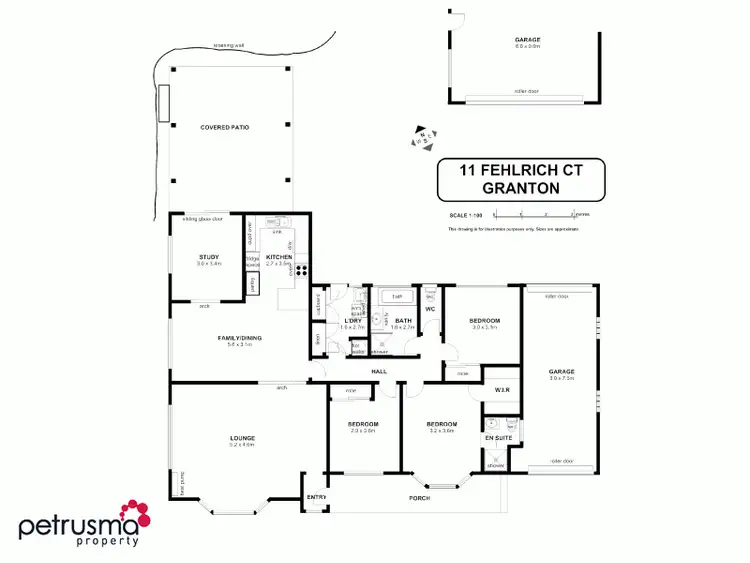 Floorplan of Homely house listing, 11 Fehlrich Court, Granton TAS 7030