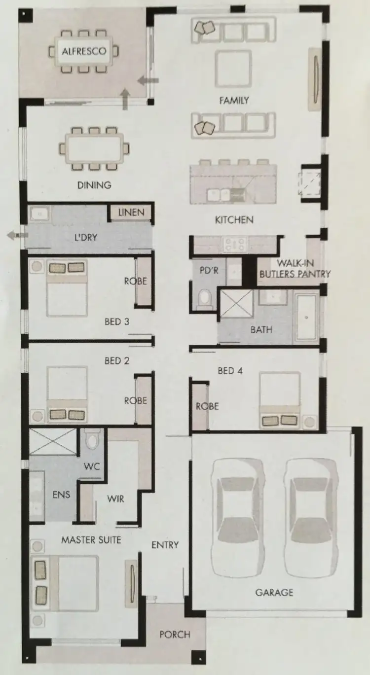 Floorplan of Homely house listing, 24 Jubilee Drive, Jordan Springs NSW 2747