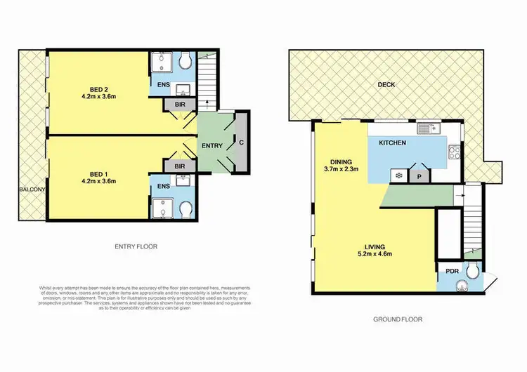Floorplan of Homely townhouse listing, 1/6 Richardson Boulevard, Lorne VIC 3232