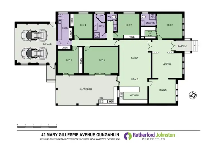 Floorplan of Homely house listing, 42 Mary Gillespie Ave, Gungahlin ACT 2912