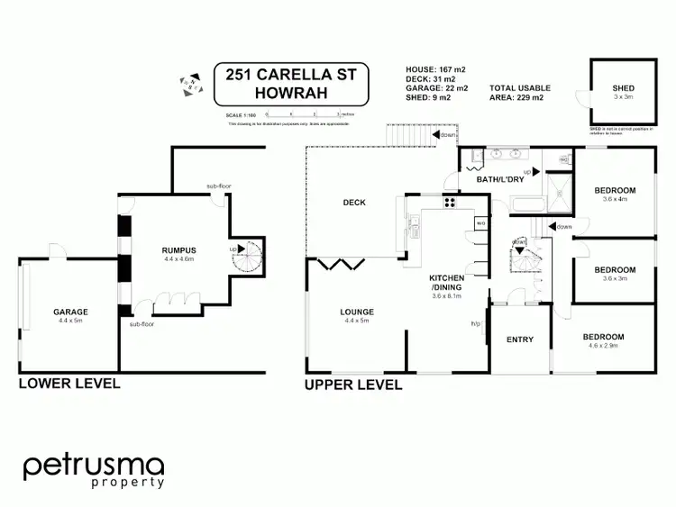 Floorplan of Homely house listing, 251 Carella Street, Howrah TAS 7018