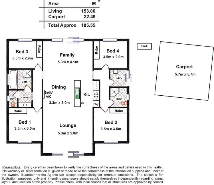 Floorplan of Homely house listing, Address available on request