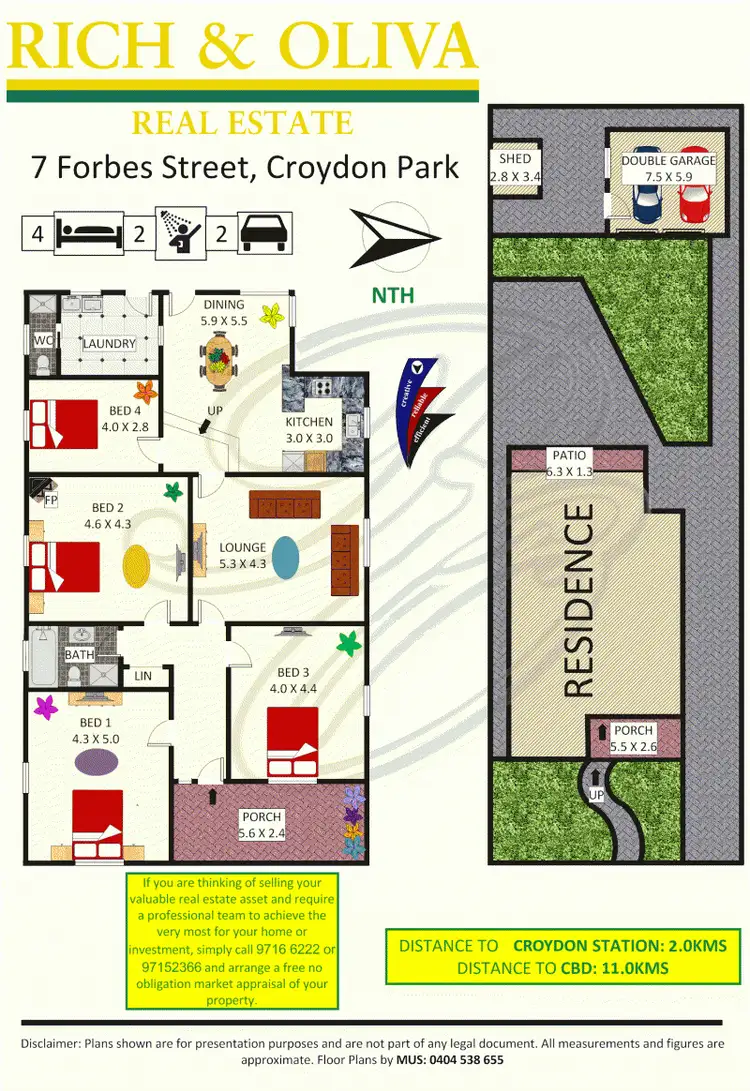 Floorplan of Homely house listing, 7 Forbes Street, Croydon Park NSW 2133