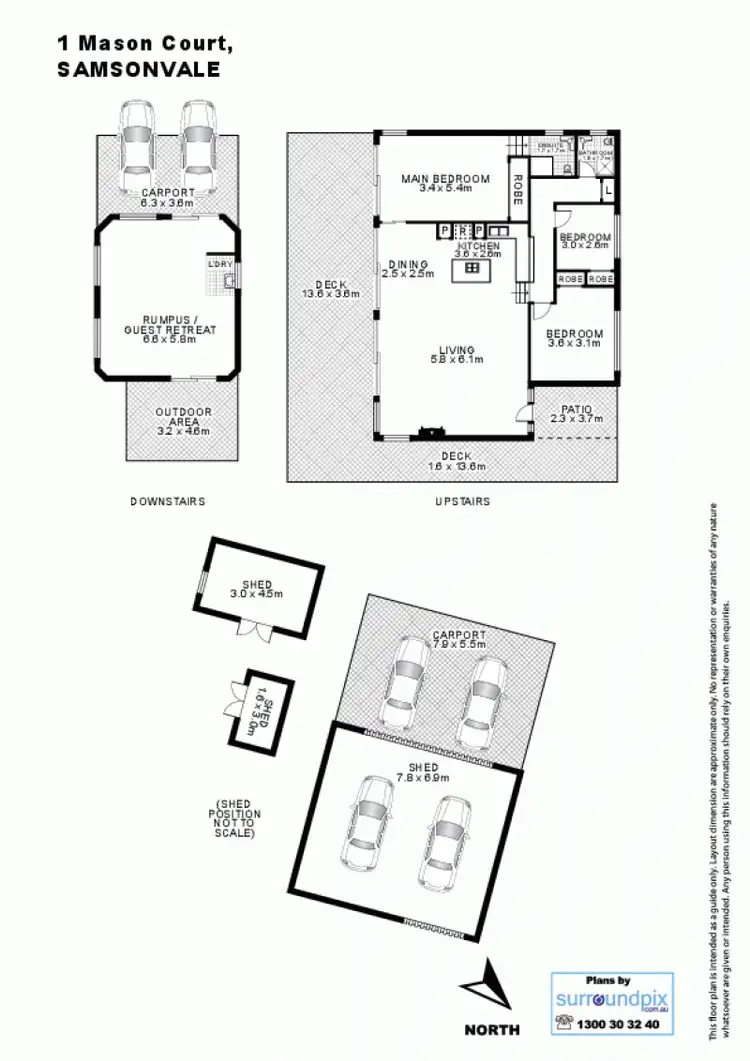 Floorplan of Homely house listing, 1 Mason Court, Samsonvale QLD 4520