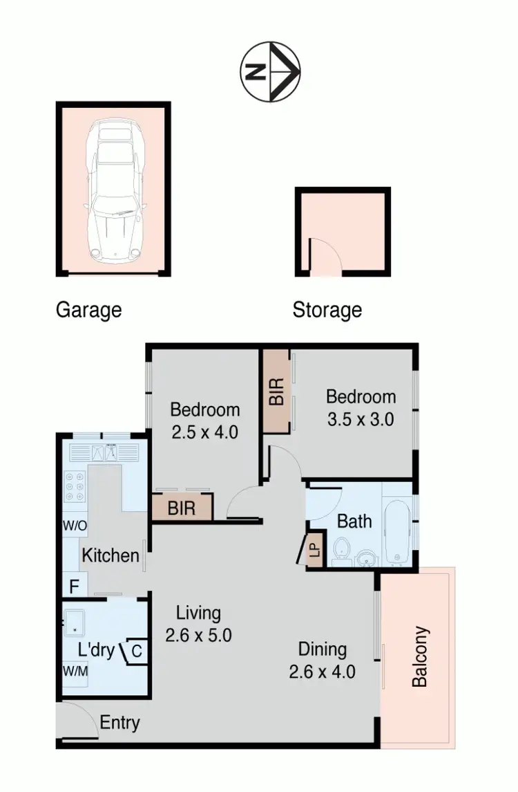 Floorplan of Homely unit listing, 25/1-5 Myra Rd, Dulwich Hill NSW 2203