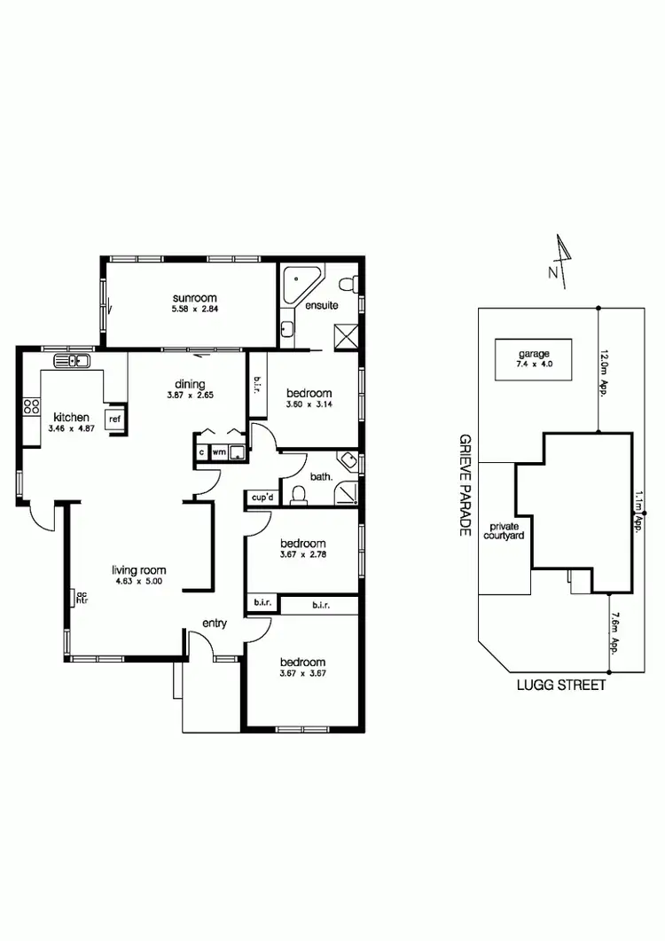 Floorplan of Homely house listing, 24 Lugg Street, Altona VIC 3018