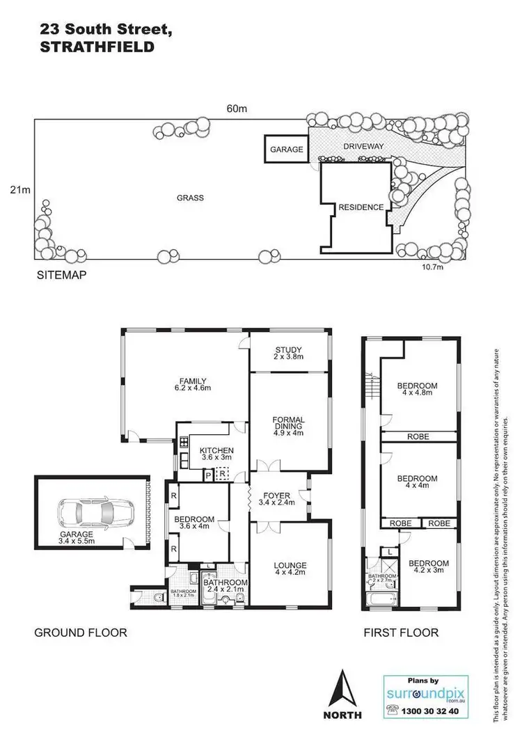 Floorplan of Homely house listing, 23 South Street, Strathfield NSW 2135