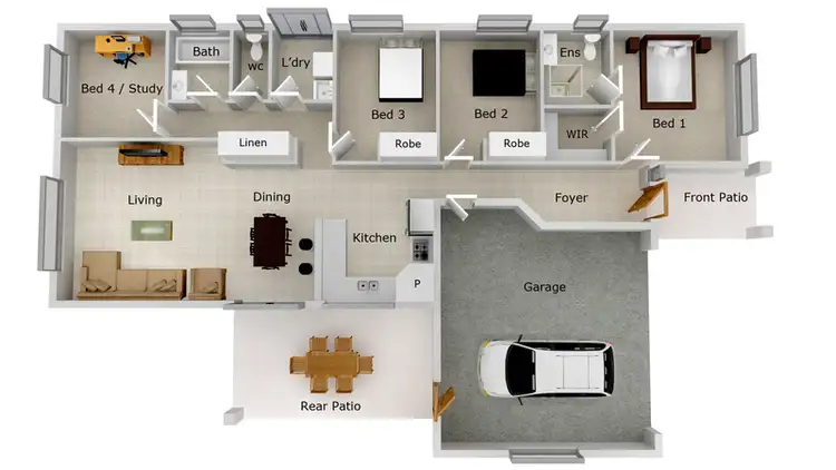 Floorplan of Homely house listing, 18 Altona Street, Bentley Park QLD 4869