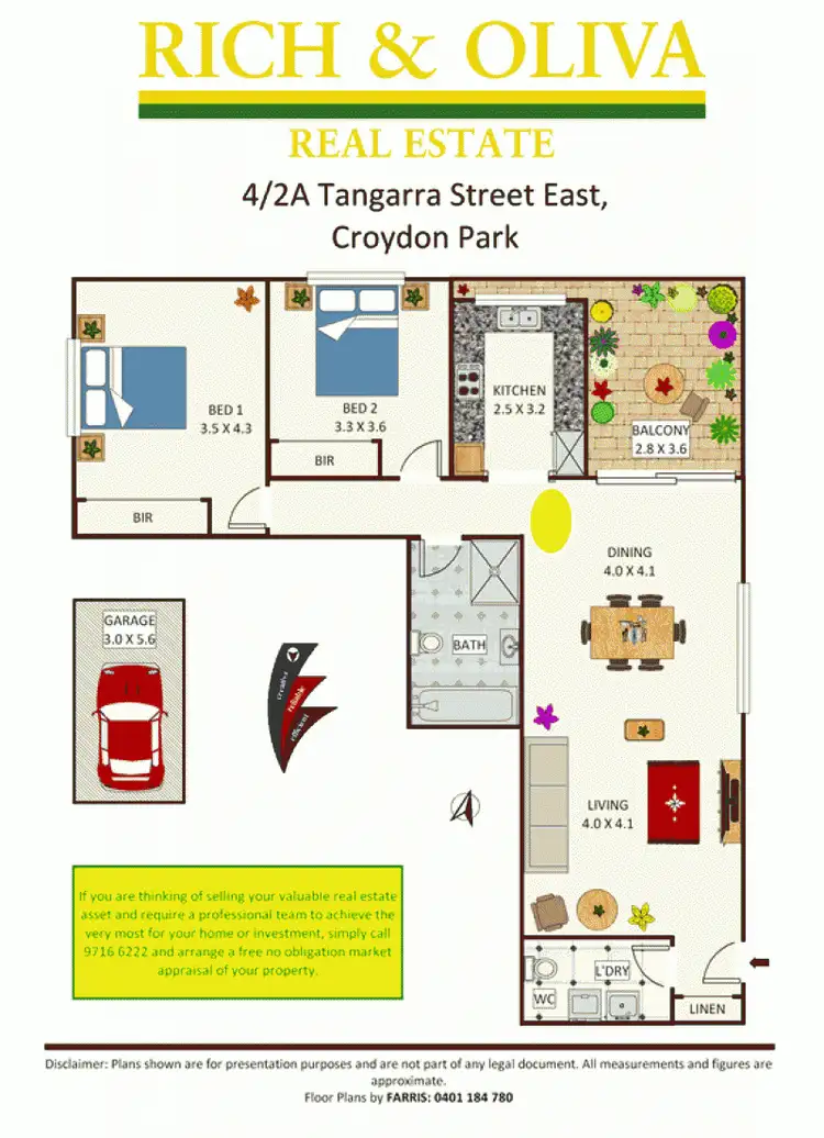 Floorplan of Homely apartment listing, 4/2A Tangarra Street East, Croydon Park NSW 2133