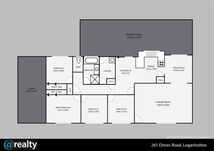 Floorplan of Homely house listing, 261 Drews Rd, Loganholme QLD 4129