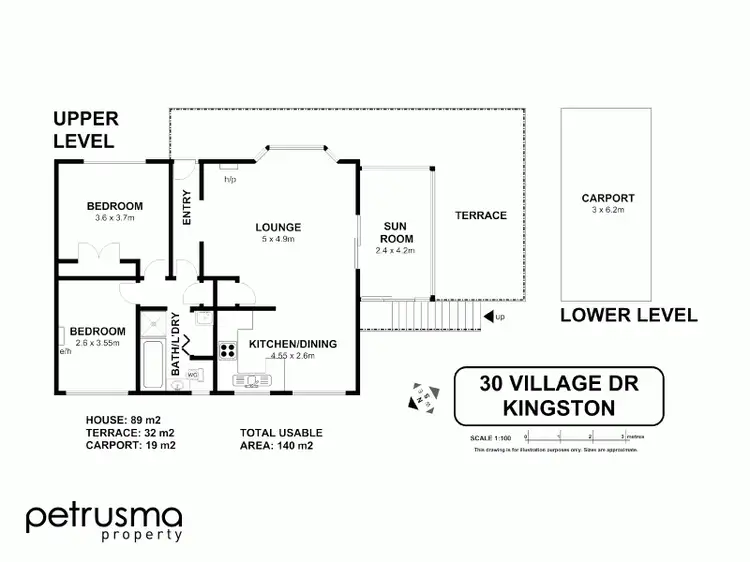 Floorplan of Homely unit listing, 30 Village Drive, Kingston TAS 7050