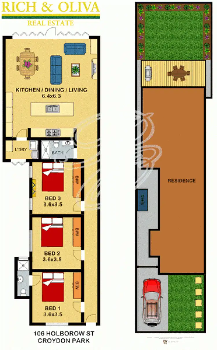 Floorplan of Homely house listing, 106 Holborow Street, Croydon Park NSW 2133