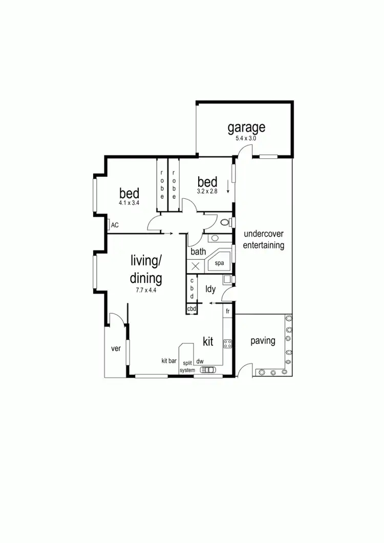 Floorplan of Homely house listing, 1@20 Rose Street, Altona VIC 3018