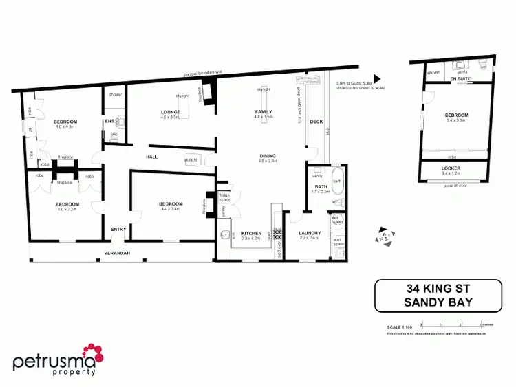 Floorplan of Homely house listing, 34 King Street, Sandy Bay TAS 7005