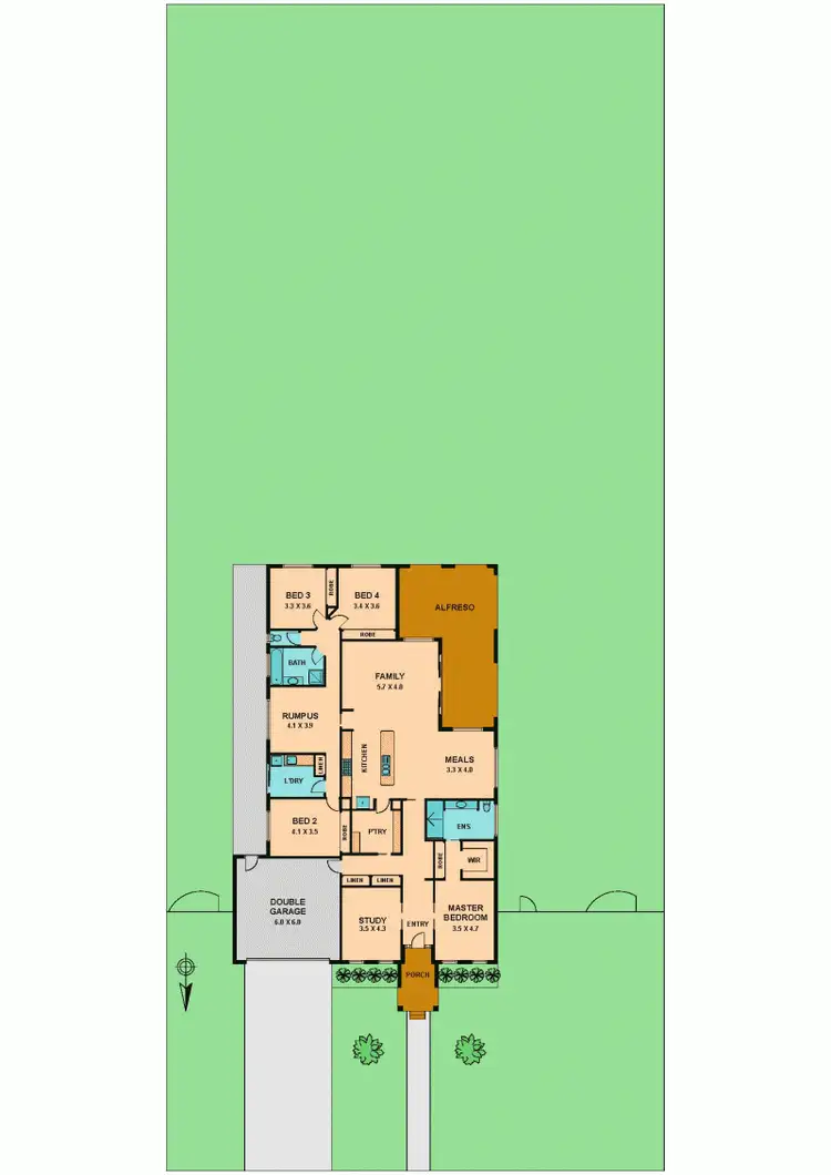 Floorplan of Homely house listing, 64 TOOTLE STREET, Kilmore VIC 3764