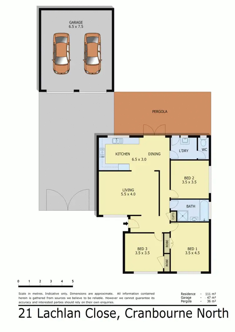 Floorplan of Homely house listing, 21 LACHLAN CLOSE, Cranbourne North VIC 3977