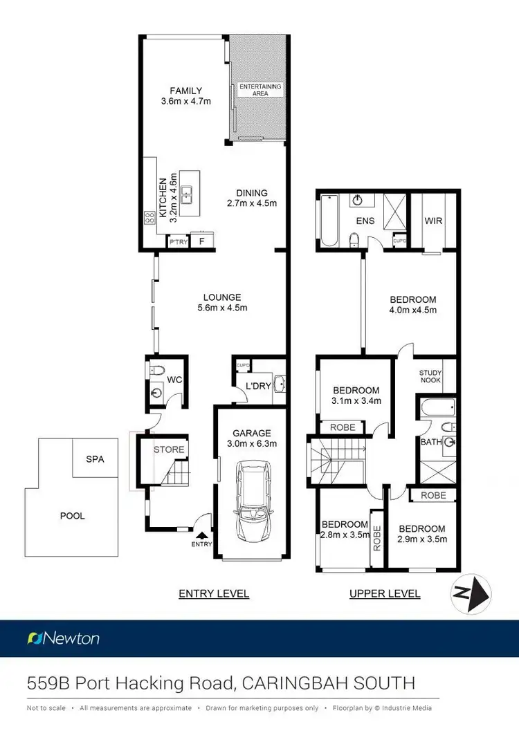Floorplan of Homely semi-detached listing, 559B Port Hacking Road, Caringbah South NSW 2229
