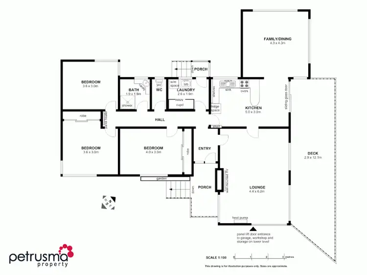 Floorplan of Homely house listing, 14 Ford Parade, Lindisfarne TAS 7015