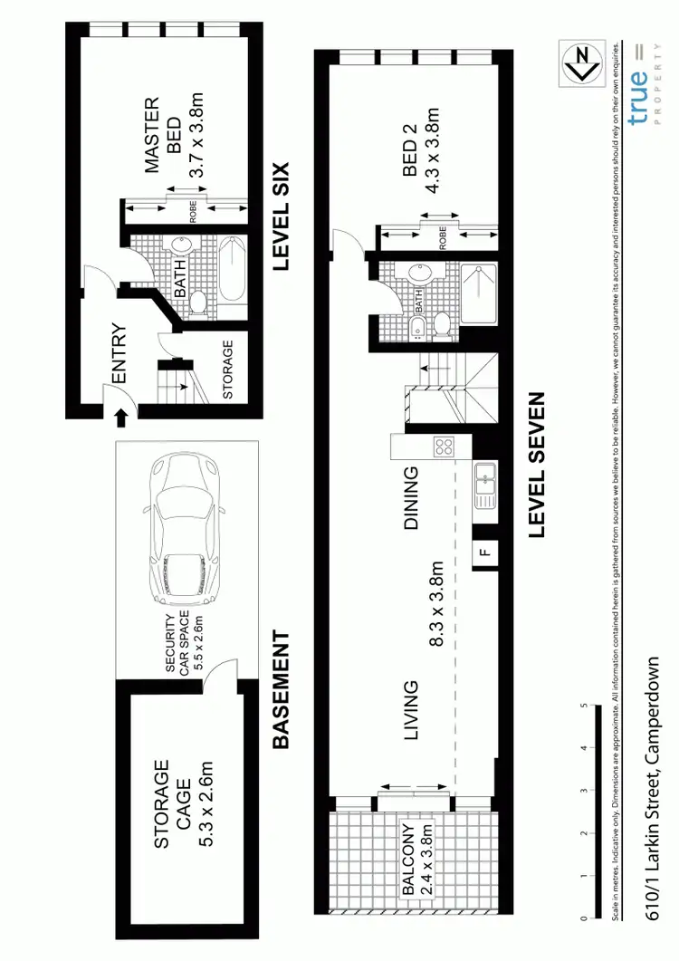 Floorplan of Homely apartment listing, 610/1 Larkin Street, Camperdown NSW 2050